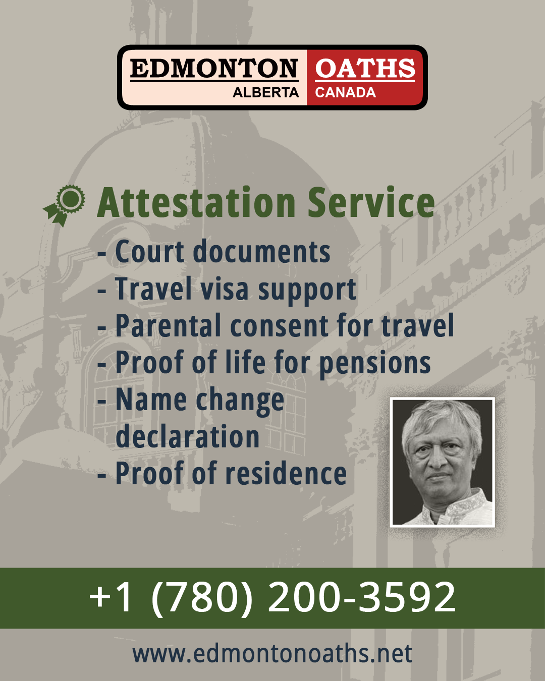 Attestation Service from EdmontonOaths Alberta Commissioner of Oaths Services